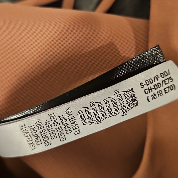 Victorias Secret Sport Double Strap Bralette Sports Bra Sz. Small DD - Picture 7 of 8